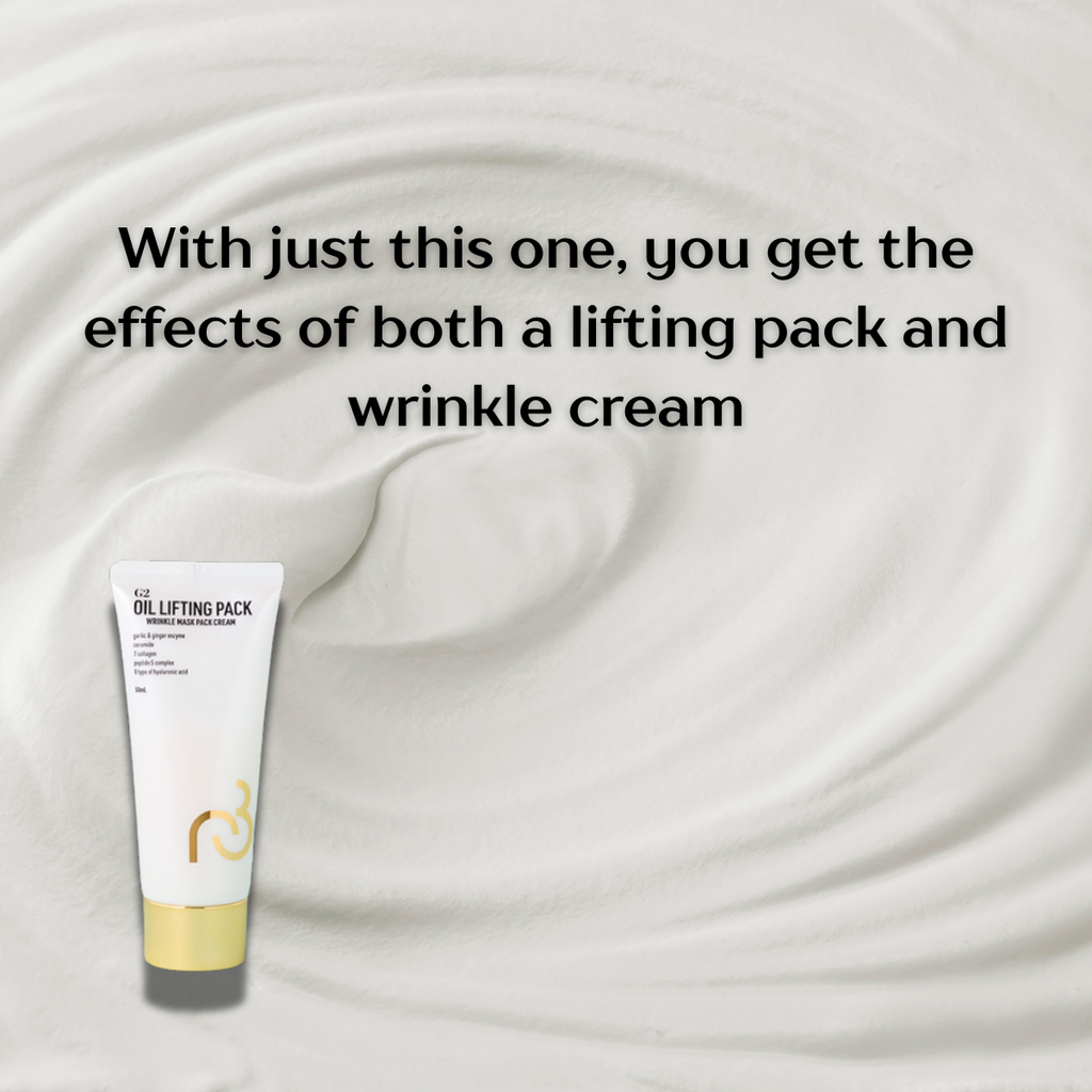 G2 Oil Lifting Mask Cream with Collagen 5 Peptides 8 Hyaluronic Acids Ceramides 50ml Anti-Aging Care for Firm Skin